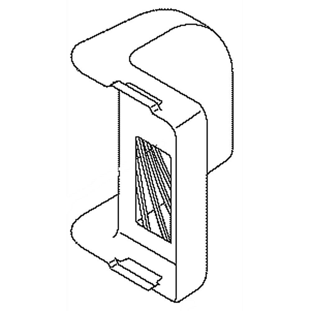 Kenmore Part #241510301, Refrigerator Air Damper | 6.35 x 5.60 x 4.05