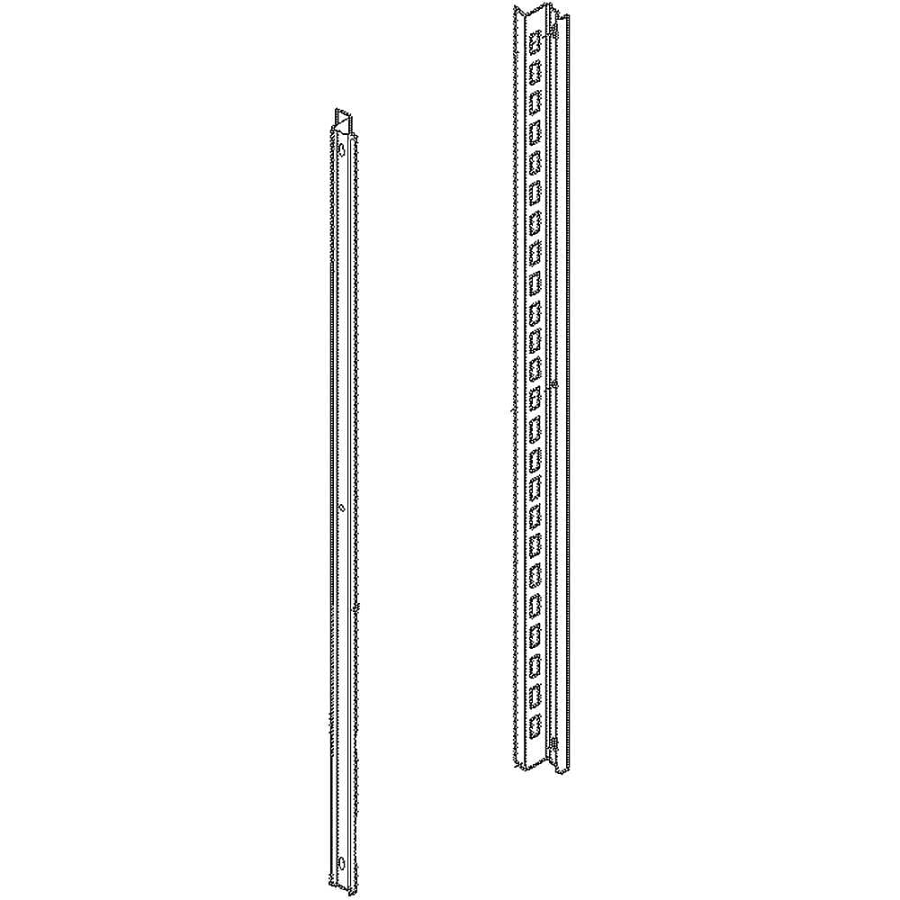 Part #241513001, Refrigerator Shelf Support / 25.95 x 1.65 x 0.85