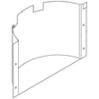 Refrigerator Dispenser Liner (stainless) for Electrolux E23CS78HPS5 - Part 241530402