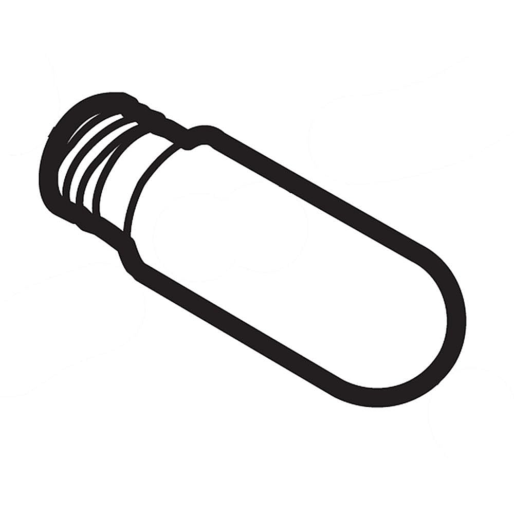 Part #241552802, Refrigerator Light Bulb (Replaces 297048600) / 7.00 x 5.80 x 5.20