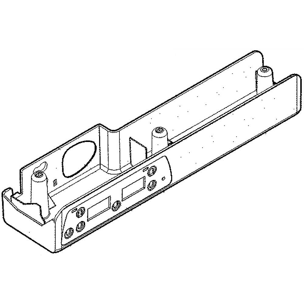 Part #241633511, Refrigerator Control Box, Front / 17.00 x 3.65 x 2.50