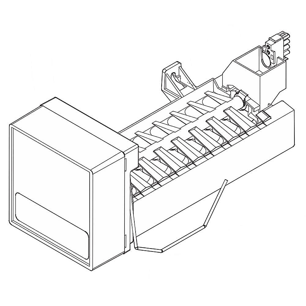 Part #241642534, Refrigerator Ice Maker (Replaces 241642527) / 15.00 x 6.90 x 6.30