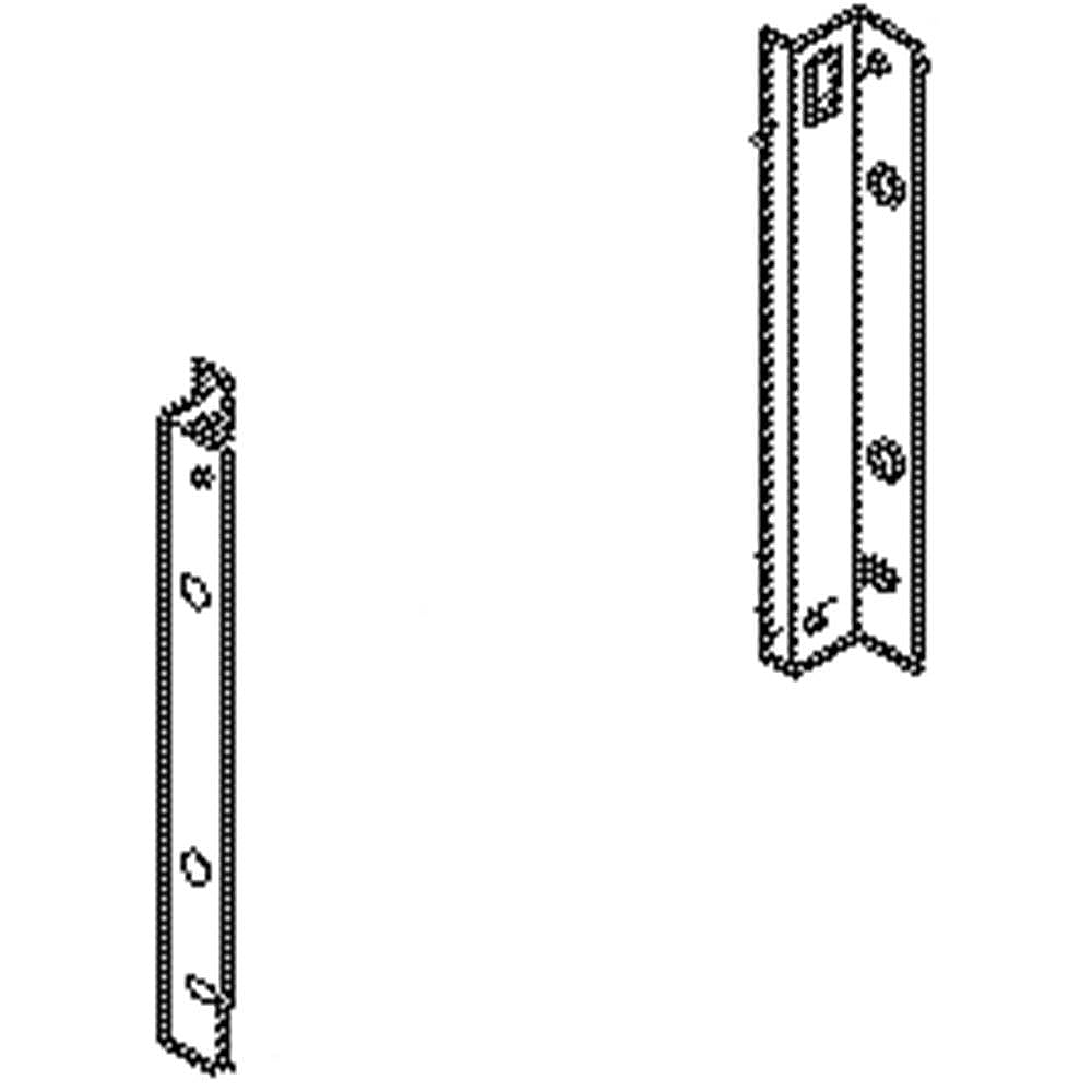 Part #241674402, Refrigerator Auger Mounting Channel, Right / 7.90 x 1.55 x 0.90