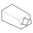 Refrigerator Dispenser Light Shield for Frigidaire GLHS65EHSB1 - Part 241686101