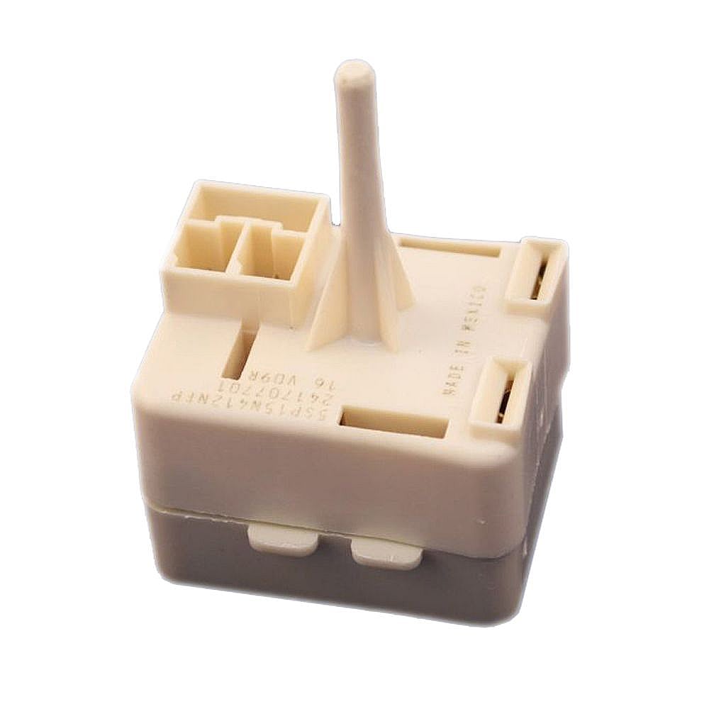 Part #241707701, Refrigerator Compressor Start Relay (Replaces 7241707701) / 7.45 x 6.90 x 1.65