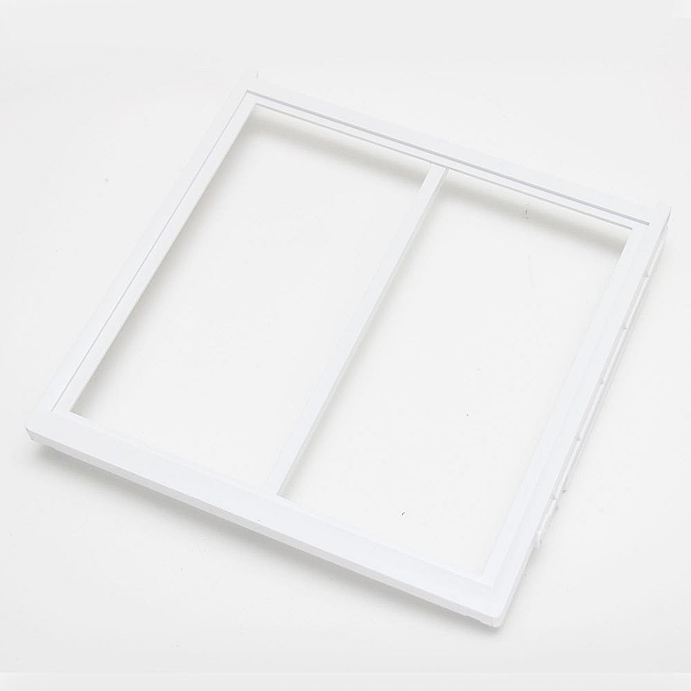 Part #241747101, Refrigerator Crisper Drawer Cover Frame, Lower / 16.80 x 16.30 x 2.15