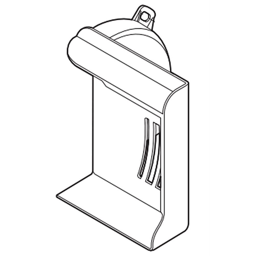 Electrolux Part #241755801, Refrigerator Air Diffuser | 6.50 x 6.05 x 5.75