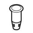 Universal/multiflex (frigidaire) Refrigerator Door Hinge Bearing, Upper 241760401