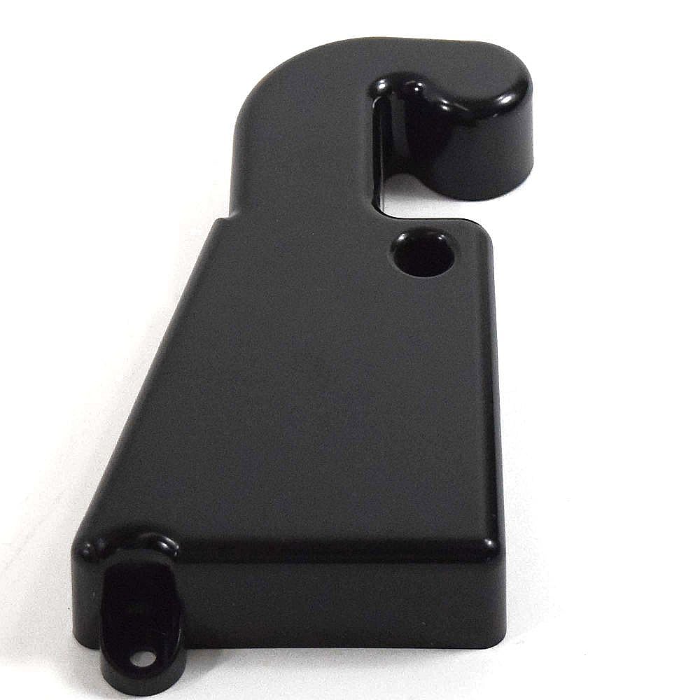Part #5304504487, Refrigerator Door Hinge Cover, Left (Black) / 7.70 x 6.90 x 2.70