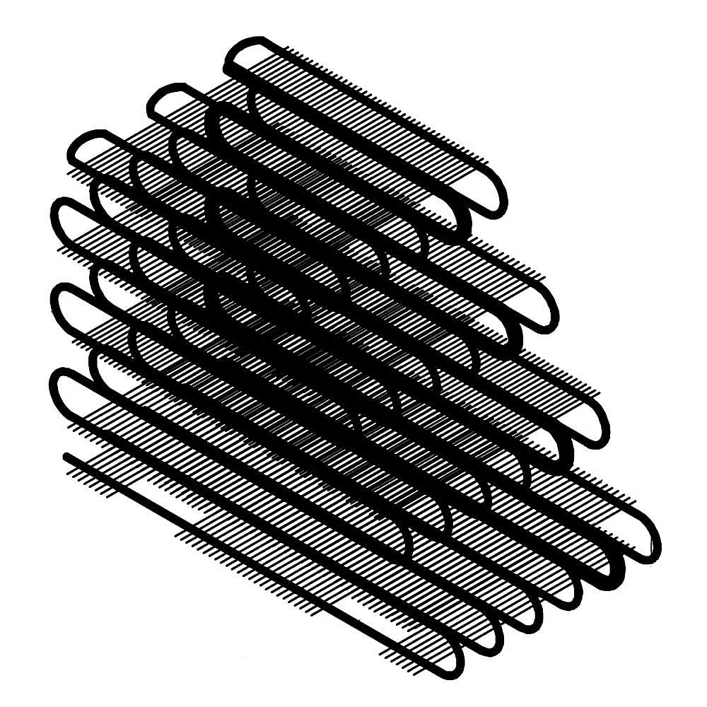 Part #241785405, Universal/multiflex (Frigidaire) Refrigerator Condenser / 10.85 x 10.50 x 6.20