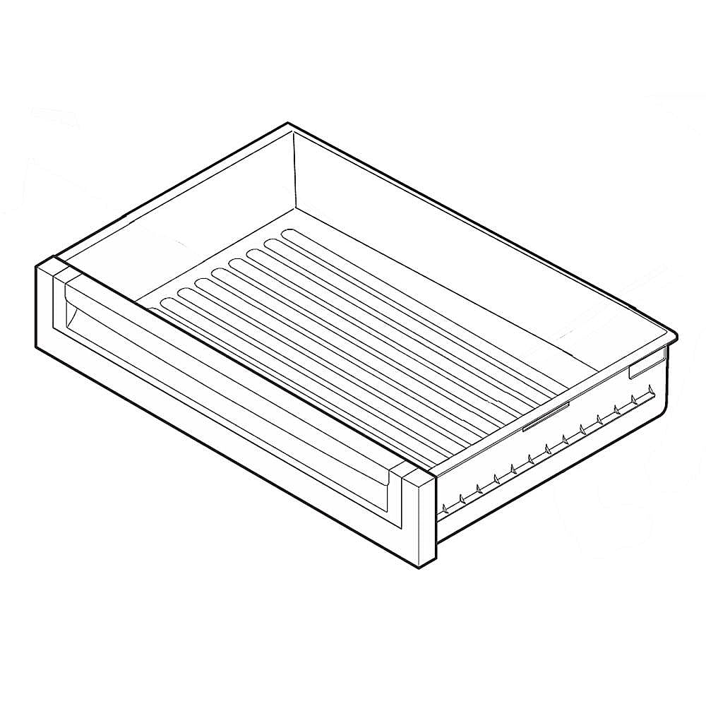 Part #241827206, Refrigerator Deli Drawer / 27.25 x 18.50 x 5.00