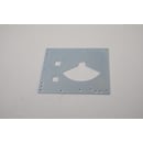 Refrigerator Ice Bin Mounting Plate, Front