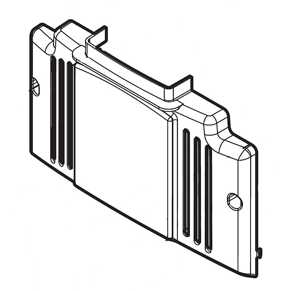 Electrolux Part #241859701, Refrigerator Fan Cover | 11.25 x 7.25 x 1.80