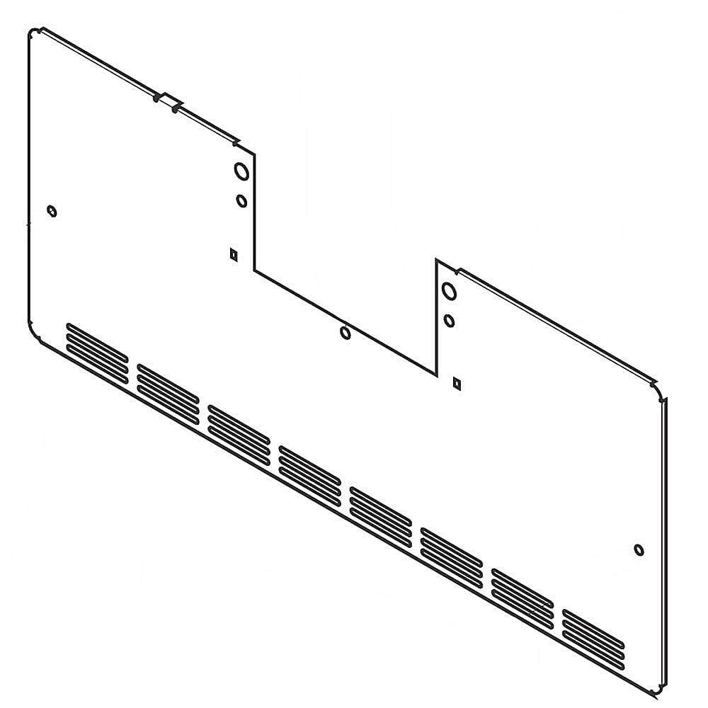 Part #241860402, Universal/multiflex (Frigidaire) Refrigerator Evaporator Cover / 31.50 x 13.50 x 0.25