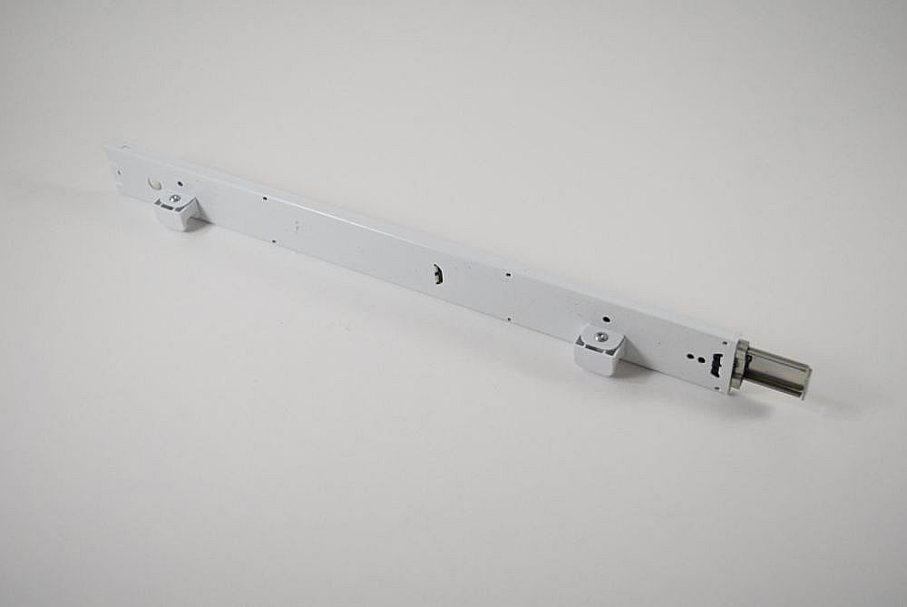 Part #241894223, Universal/multiflex (Frigidaire) Refrigerator Freezer Drawer Slide Rail, Right (Replaces 241894211) / 19.45 x 1.85 x 1.30