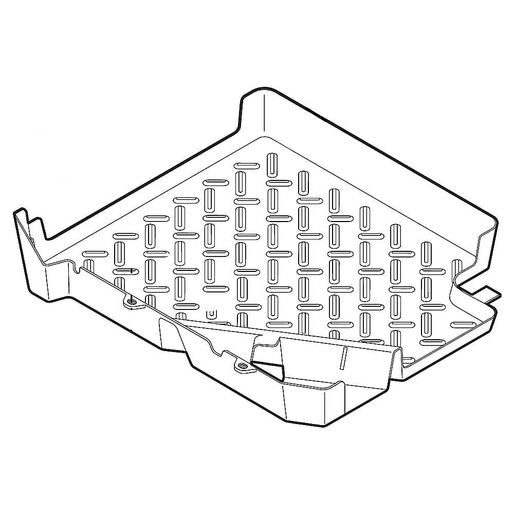Part #241920605, Refrigerator Drain Pan (Replaces 241683601) / 21.60 x 20.50 x 4.50