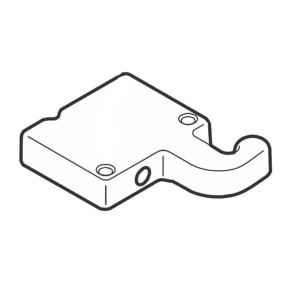 Part #241946709, Refrigerator Hinge Cover / 7.90 x 5.95 x 1.40