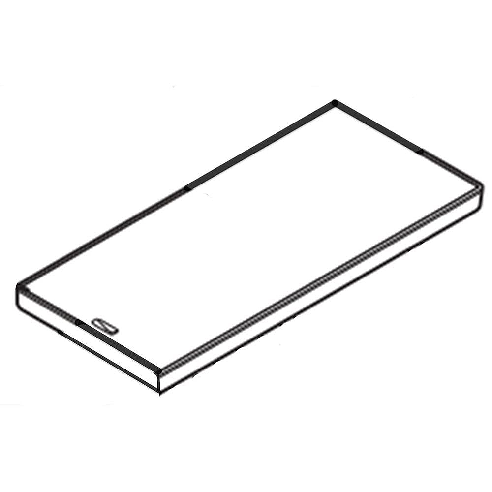 Electrolux Part #241962703, Refrigerator Meat Pan Insulation, Rear | 13.90 x 12.40 x 7.30