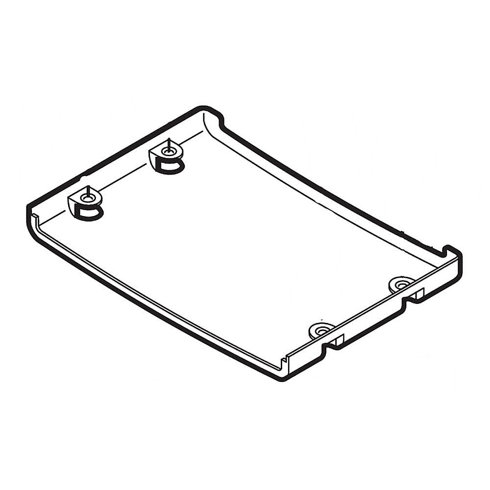 Part #241971601, Refrigerator Light Shield / 8.85 x 5.95 x 1.00