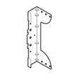 Universal/multiflex (frigidaire) Refrigerator Freezer Door Bracket for Frigidaire FFHB2740PS3 - Part 241972302
