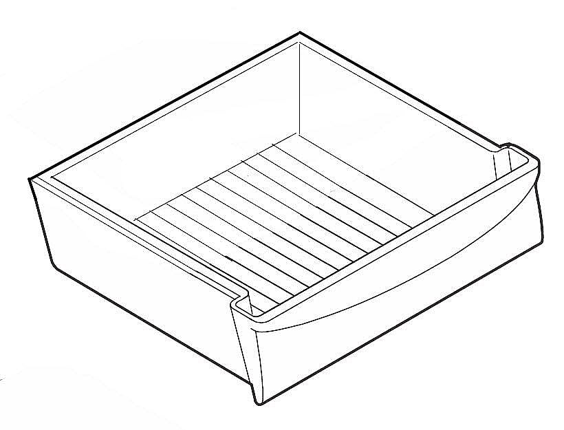 Part #241974604, Refrigerator Deli Drawer (Replaces 241974601, 241974603, 241974605) / 16.25 x 14.50 x 8.00