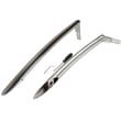 Refrigerator Door Handle Kit (stainless) for Frigidaire FGTR2037TP1 - Part 241977901