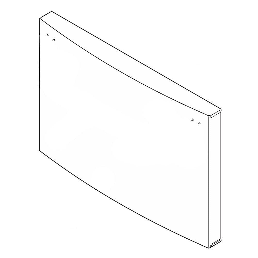 Part #241987976, Refrigerator Freezer Door Assembly (Stainless)