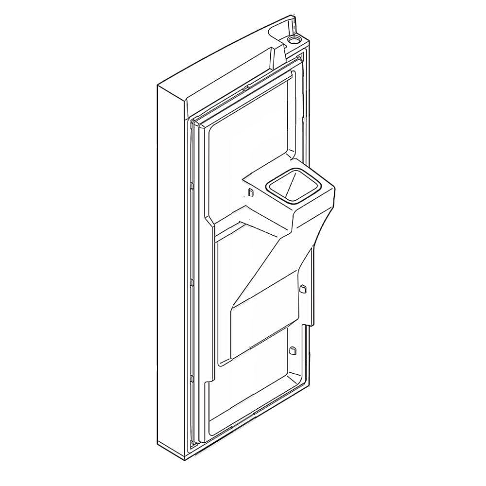Part #241987980, Ikea Refrigerator Door Assembly, Left (Stainless)