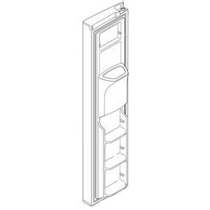 Refrigerator Freezer Door Assembly (stainless) 241993824