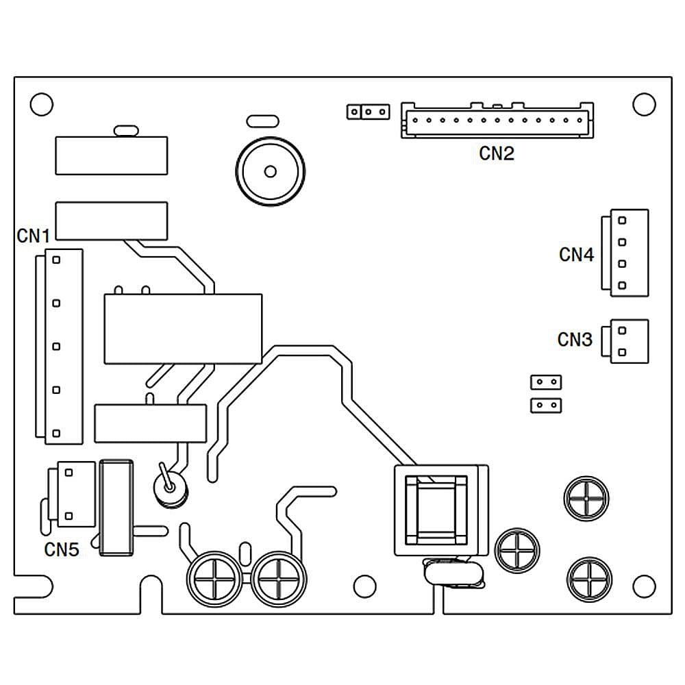 Part #242011004, Refrigerator Adaptive Defrost Control Board / 6.70 x 5.70 x 4.80