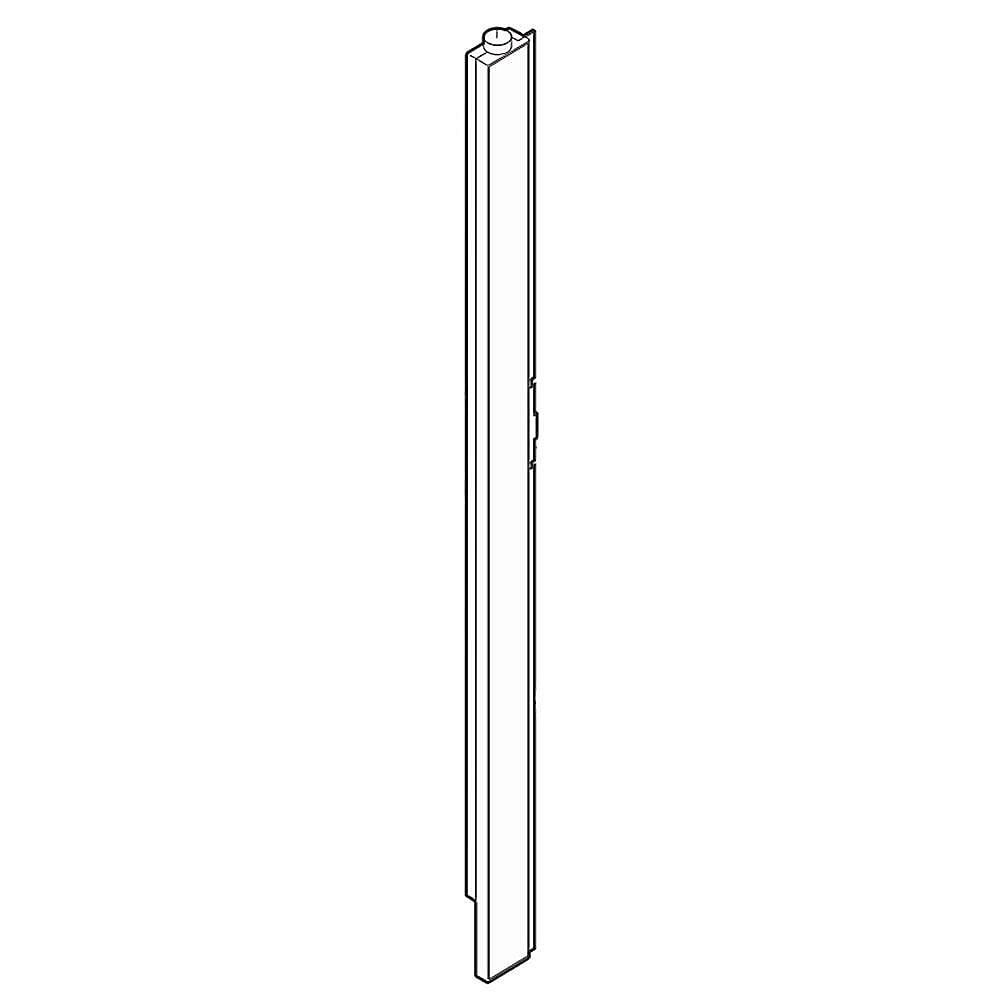 Part #242036308, Ikea Refrigerator Flipper Assembly (Black) (Replaces 242036302) / 37.00 x 3.00 x 1.25