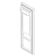 Refrigerator Door Assembly (black) for Frigidaire FFHS2622MH8 - Part 242038891