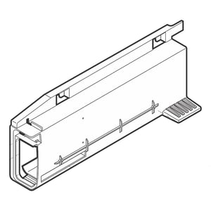 Refrigerator Deli Drawer Support And Filter Housing 242058709