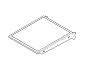 Universal/multiflex (frigidaire) Refrigerator Fixed Spill-safe Shelf 242068703