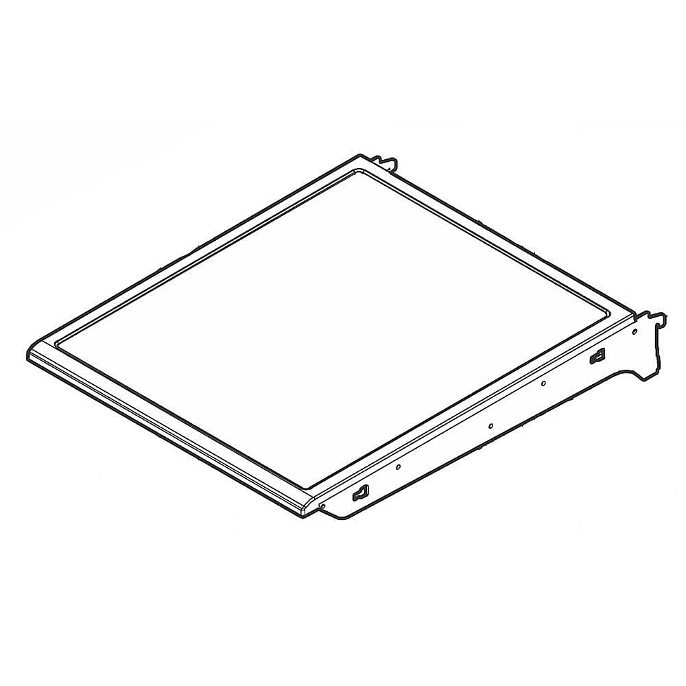 Part #242068720, Refrigerator Cantilever Shelf / 17.75 x 15.25 x 3.75