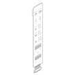 Refrigerator Control Membrane Switch for Frigidaire FPHN2899LF2 - Part 242070803