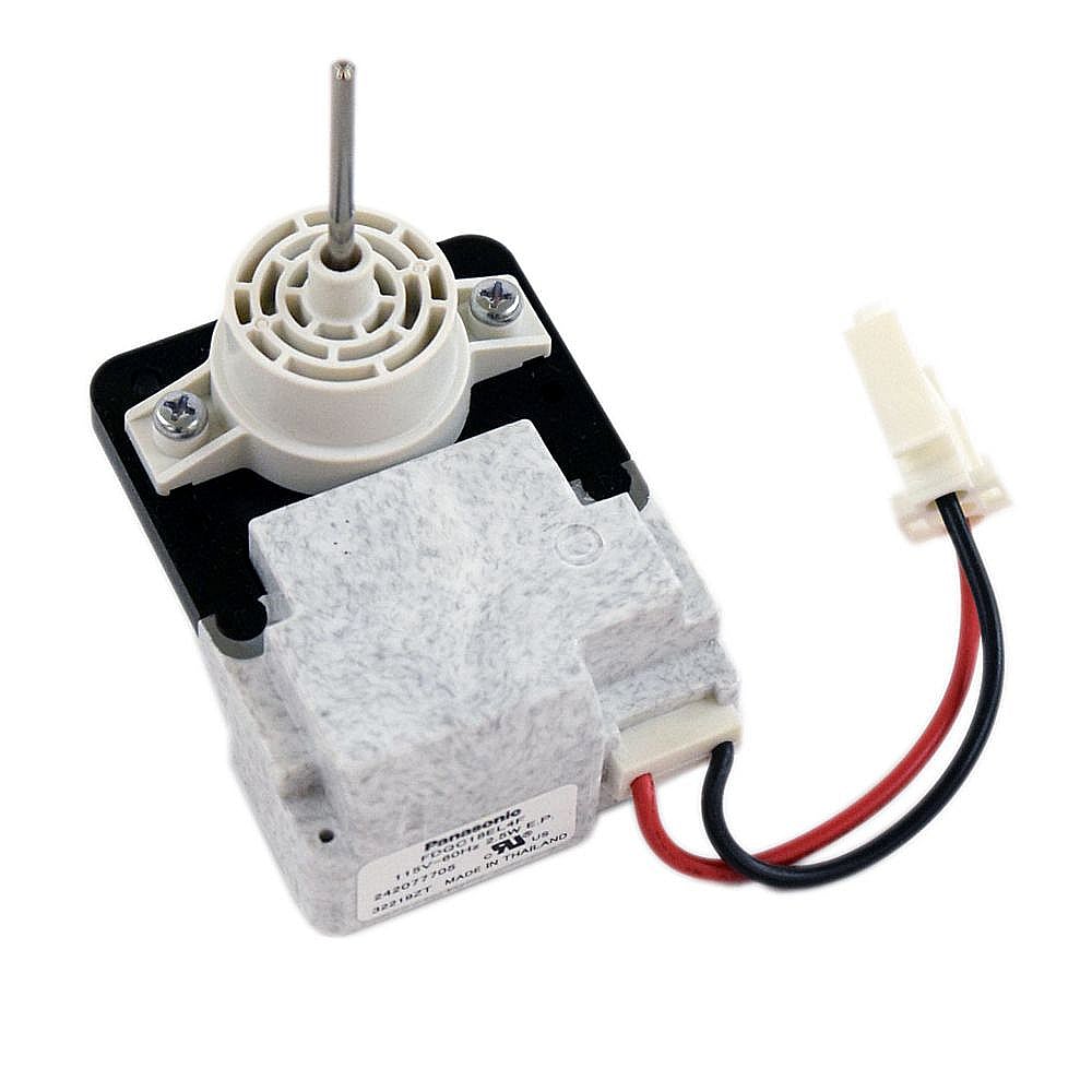 Part #242077705, Frigidaire Refrigerator Evaporator Fan Motor (Replaces 242077702) / 6.80 x 5.70 x 5.10