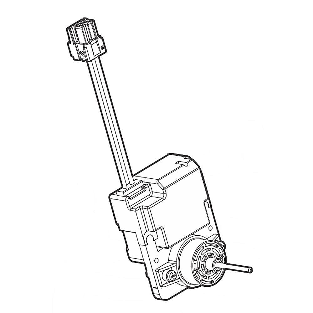 Part #5304532557, Refrigerator Evaporator Fan Motor (Replaces 242077707)