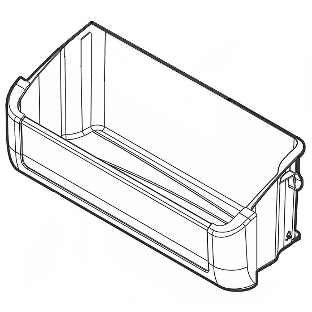 Part #242080102, Refrigerator Half-Gallon Door Bin / 12.00 x 4.50 x 0.75