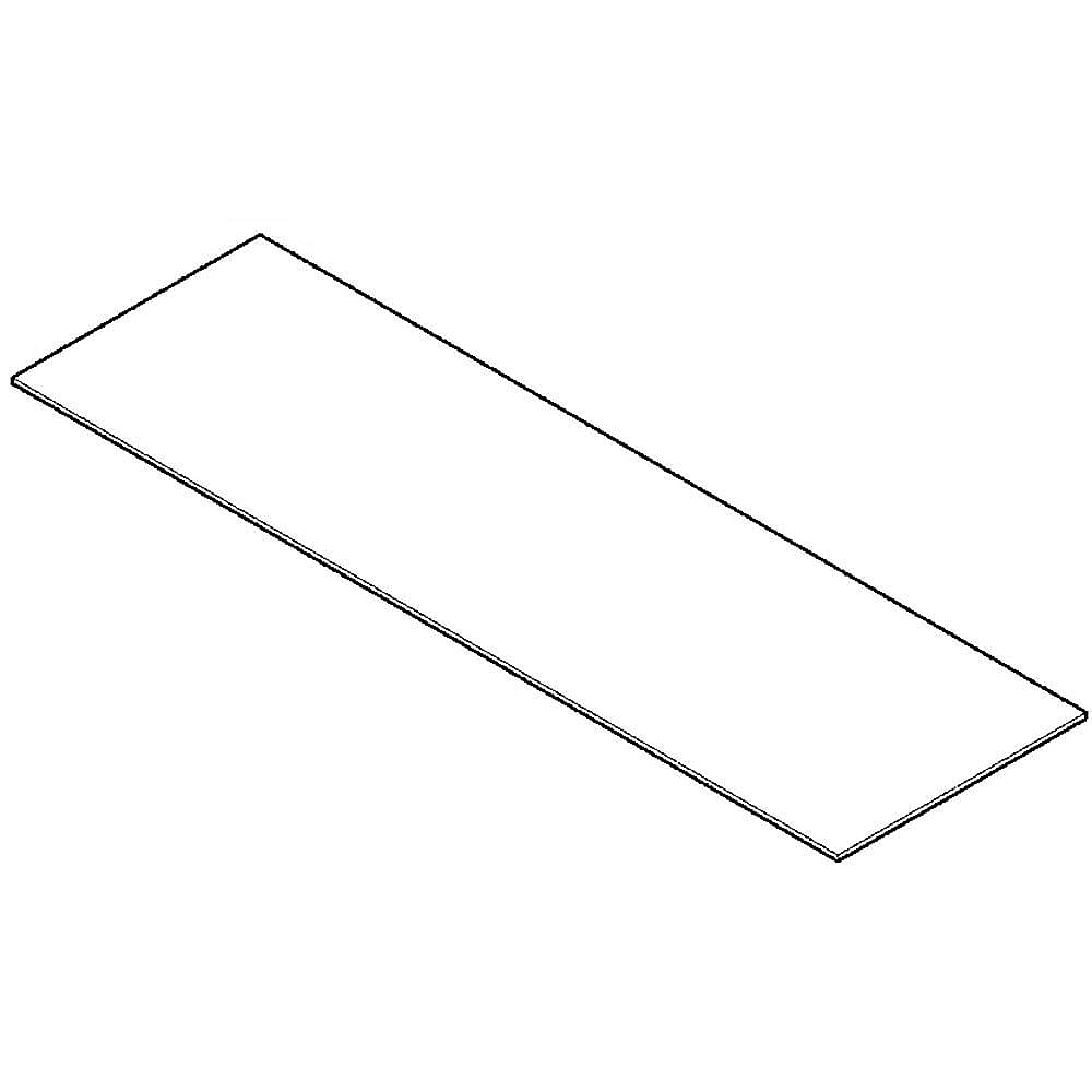 Part #242082304, Refrigerator Full Glass Bottom Deli Cover / 31.50 x 8.00 x 0.25