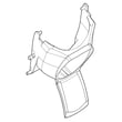 Refrigerator Dispenser Ice Chute Funnel And Lever for Frigidaire FFHS2622MQA - Part 242083502