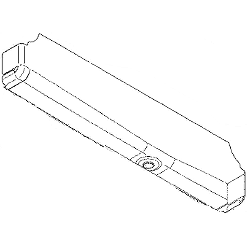 Kenmore Part #242084201, Refrigerator Drain Trough | 28.60 x 7.05 x 3.00