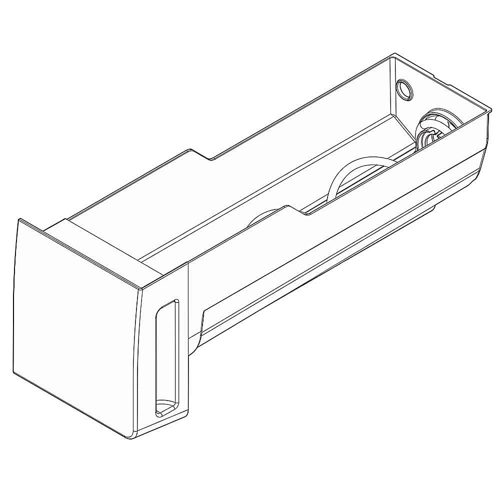 Part #242093011, Refrigerator Ice Container Assembly / 22.50 x 8.20 x 6.85