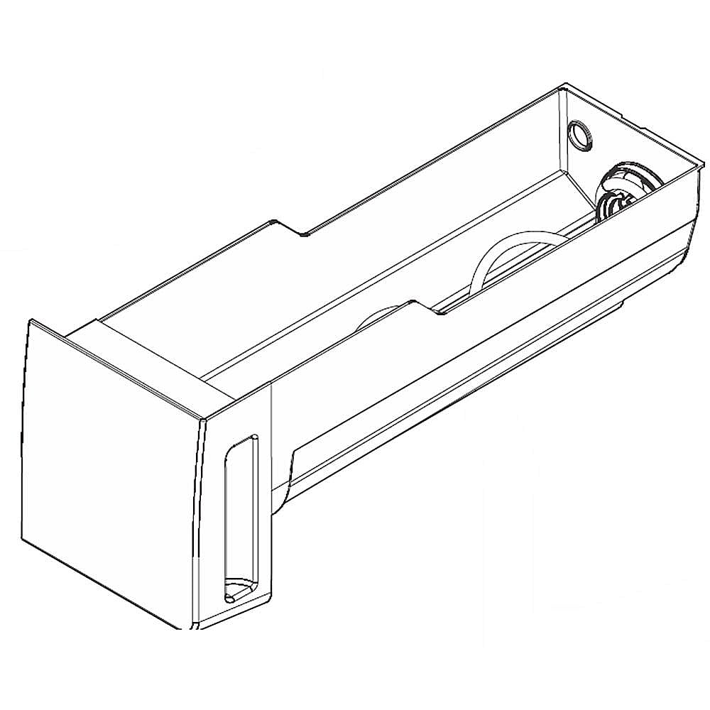 Part #242093012, Ice Container Assy, w/moving Parts / 22.55 x 8.20 x 6.85