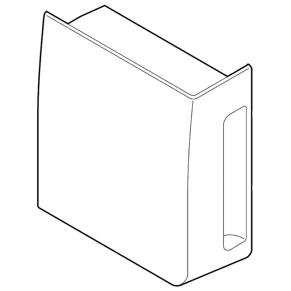 Frigidaire Part #242093201, Refrigerator Cover Bucket | 8.00 x 6.90 x 2.95