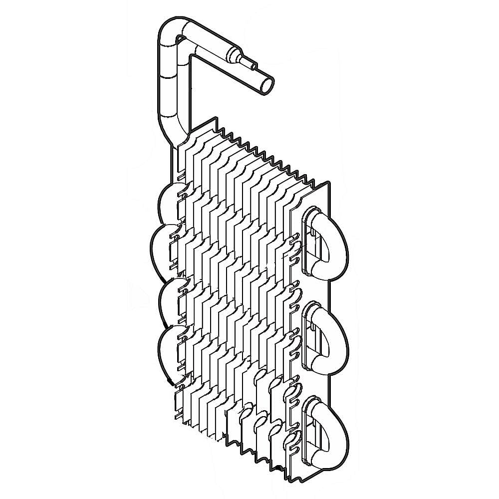 Part #242094701, Evaporator, assembly , ice Maker / 8.30 x 4.70 x 1.45