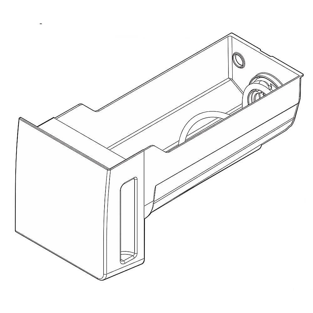 Part #242100103, Refrigerator Ice Container | 17.90 x 8.05 x 6.80