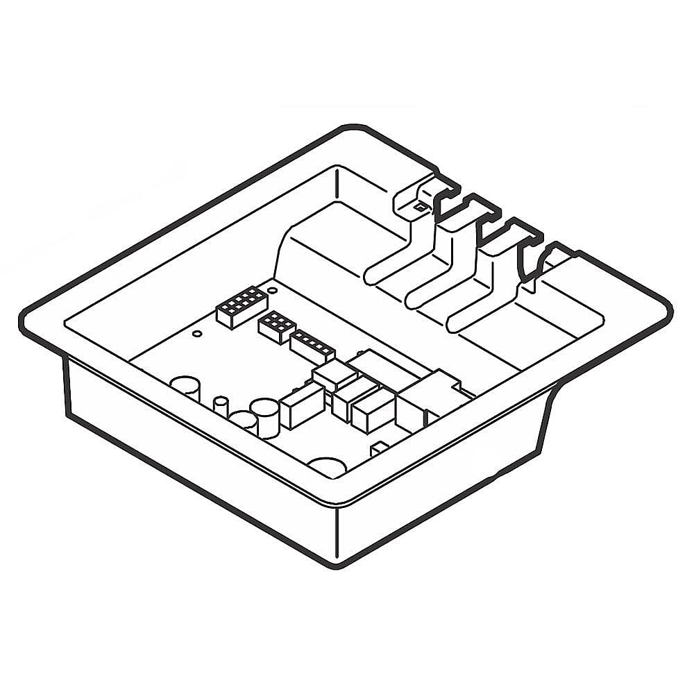 Photo of GE Part #242115274, Refrigerator Power Control Board | 13.70 x 12.40 x 7.40 from Repair Parts Direct