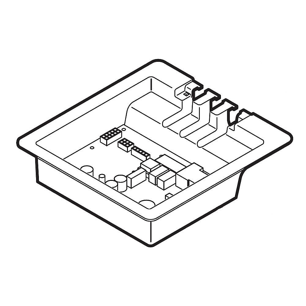 Photo of GE Part #242115280, Refrigerator Power Control Board | 13.70 x 12.30 x 7.30 from Repair Parts Direct