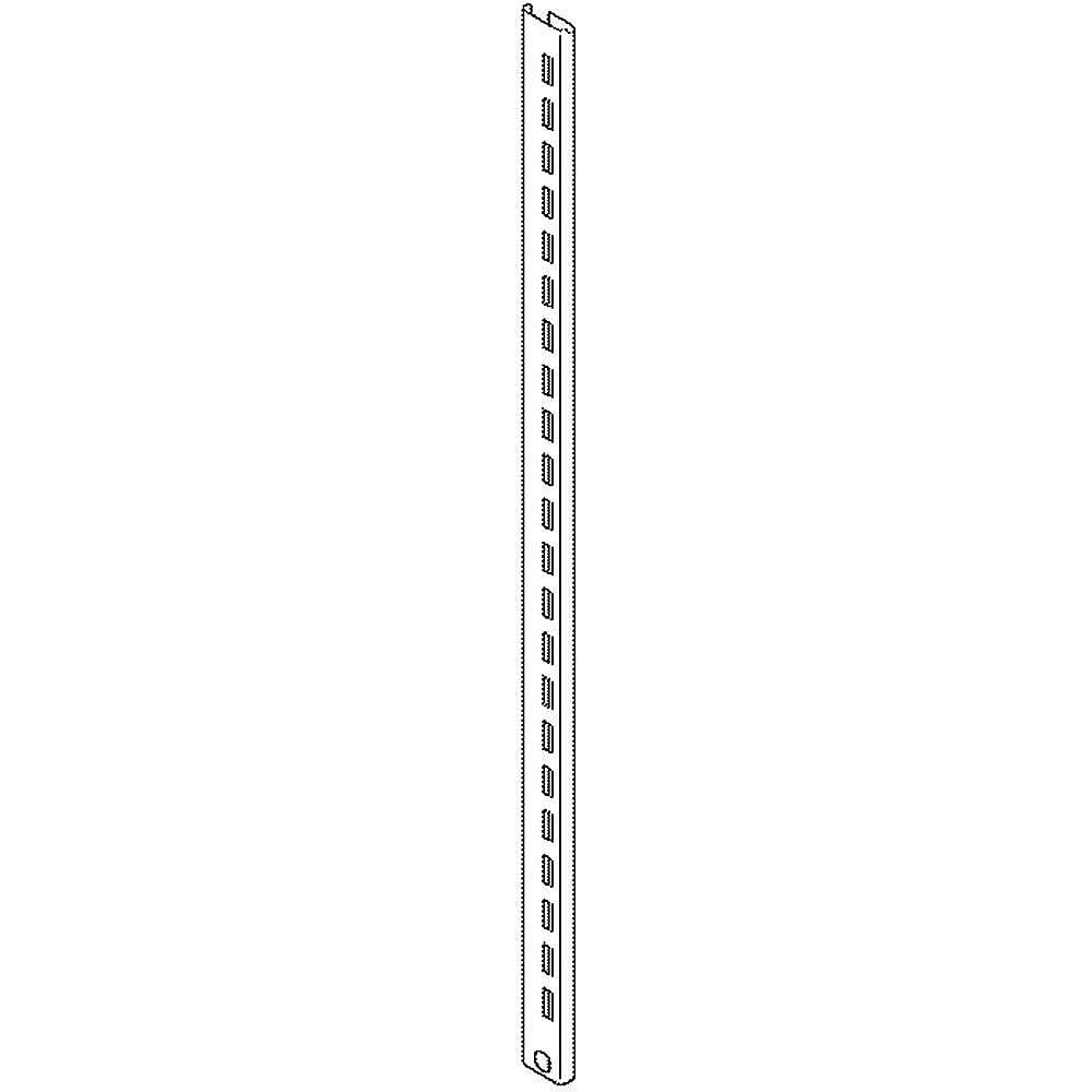 Part #242122301, Universal/multiflex (Frigidaire) Refrigerator Shelf Bracket / 26.15 x 1.30 x 0.65